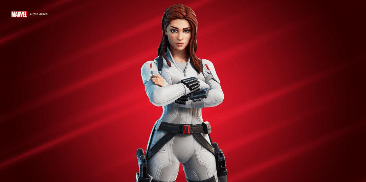 black widow fortnite marvel