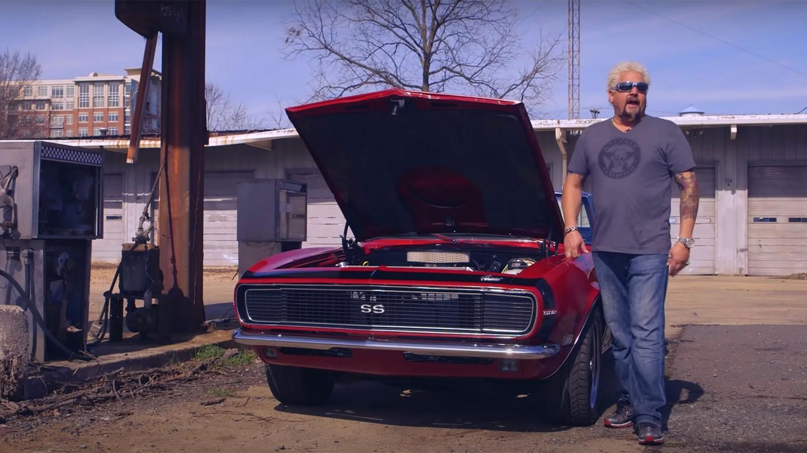 Guy Fieri Red Camaro