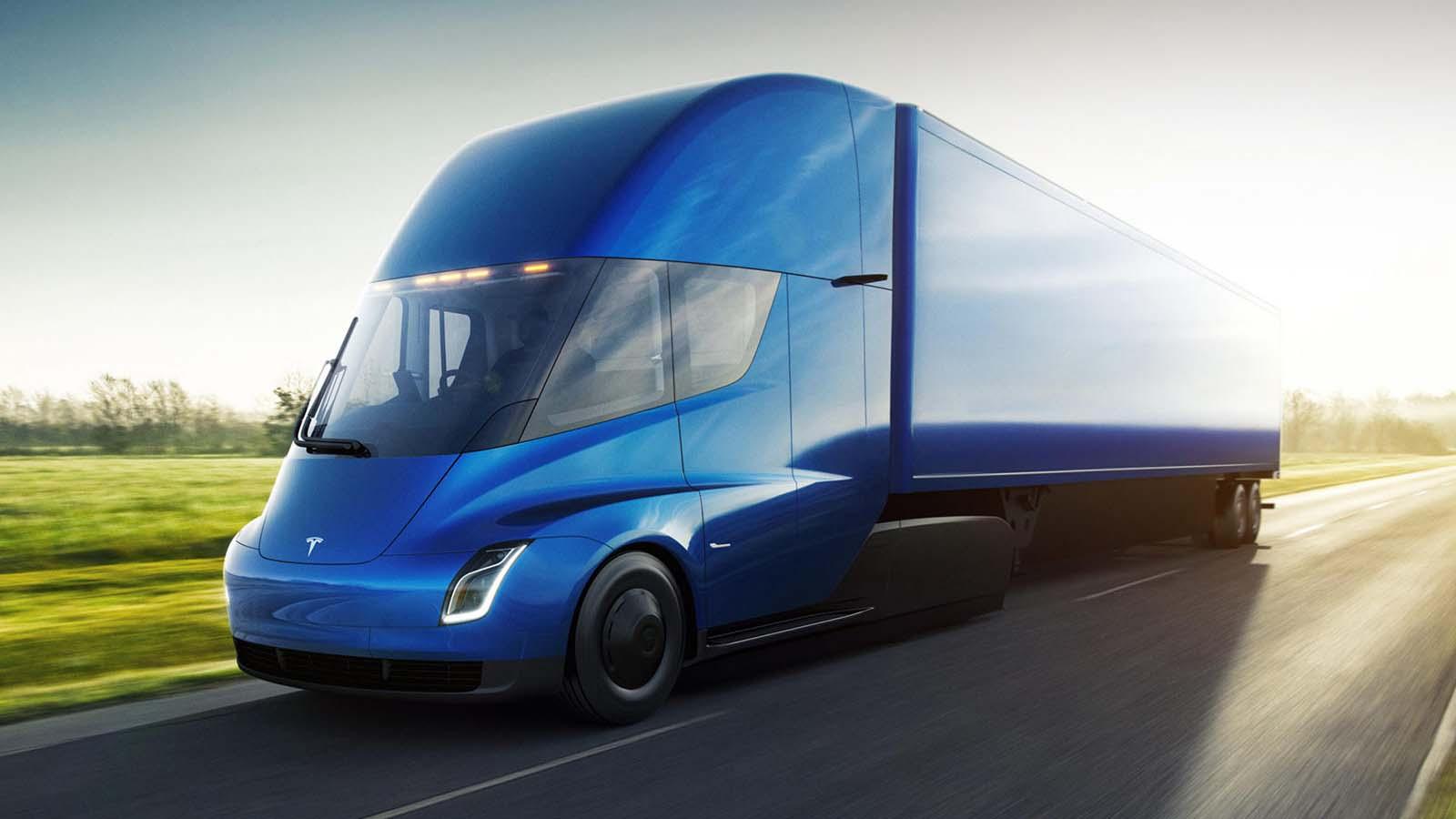 Tesla Semi on road