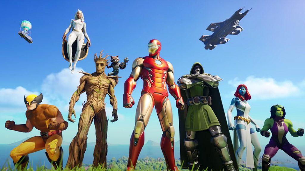 marvel hereos in fortnite