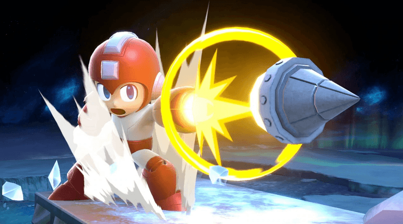 Megaman attacks in Smash