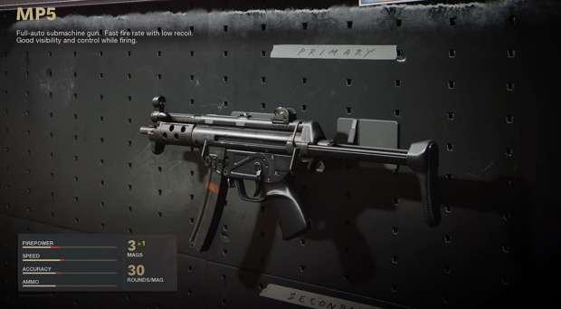 Black Ops Cold War MP5