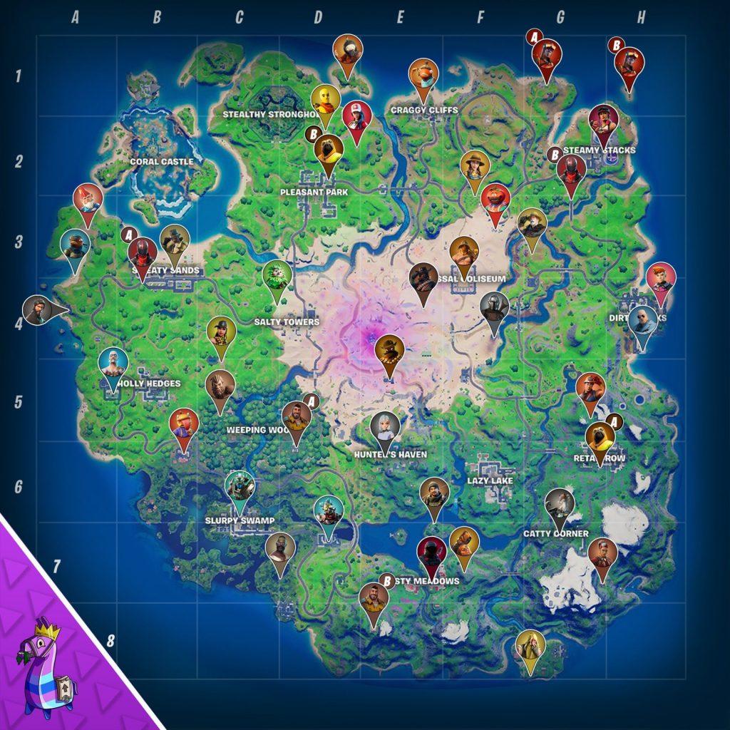 Fortnite Season 5 map