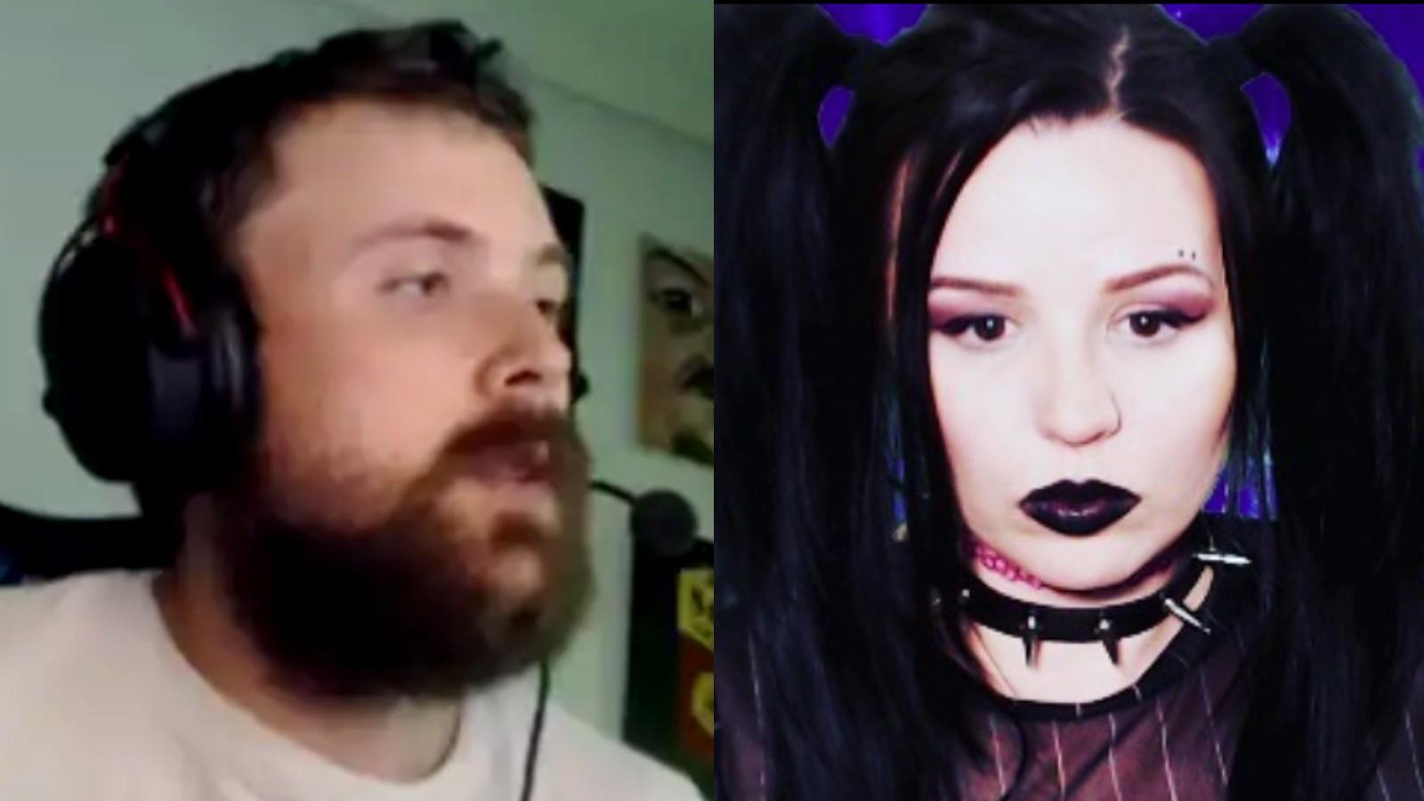 Image of Forsen next to an image of KaceyTron