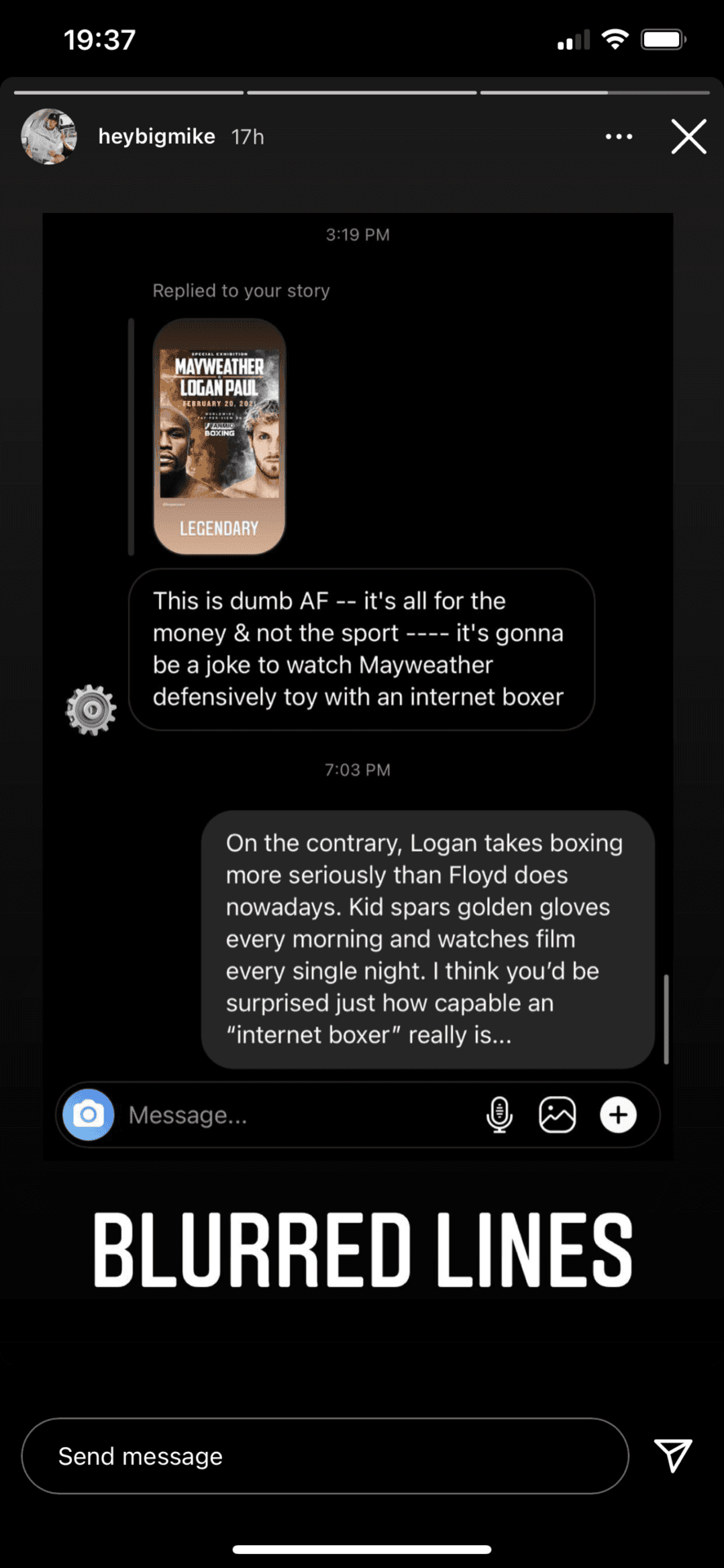 logan paul floyd mayweather fight