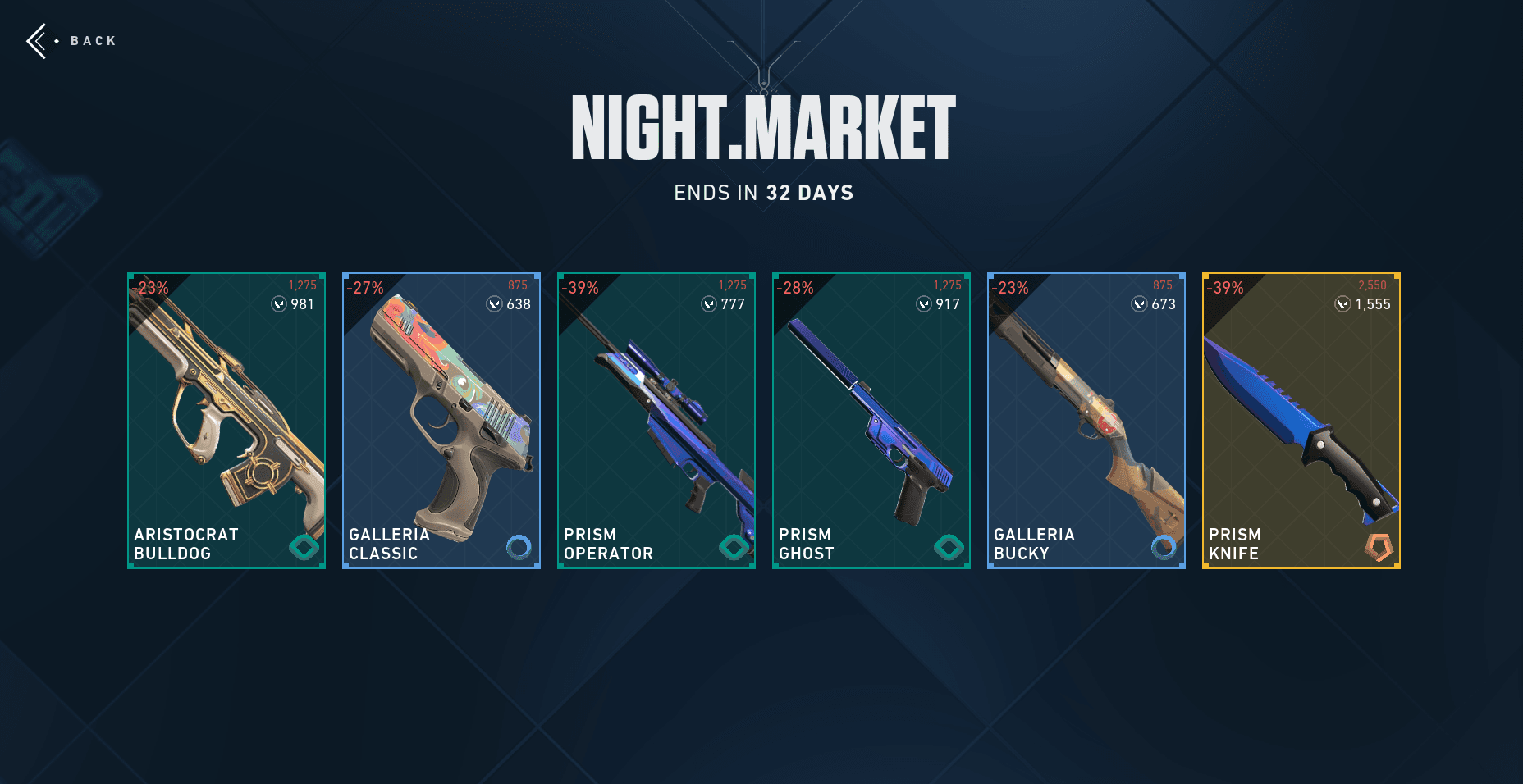 Night Market in Valorant