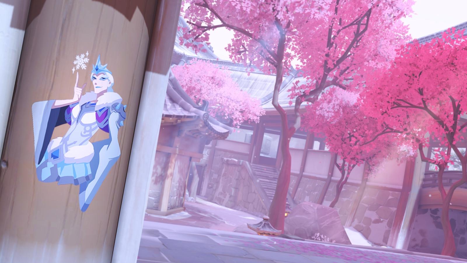 Overwatch Winter Wonderland Moira Skin Spray