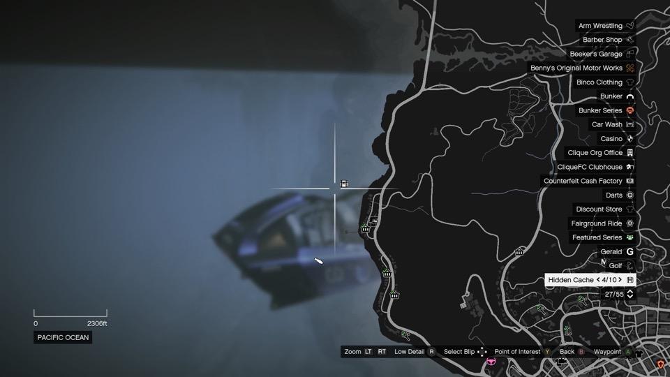 GTA Online hidden cache