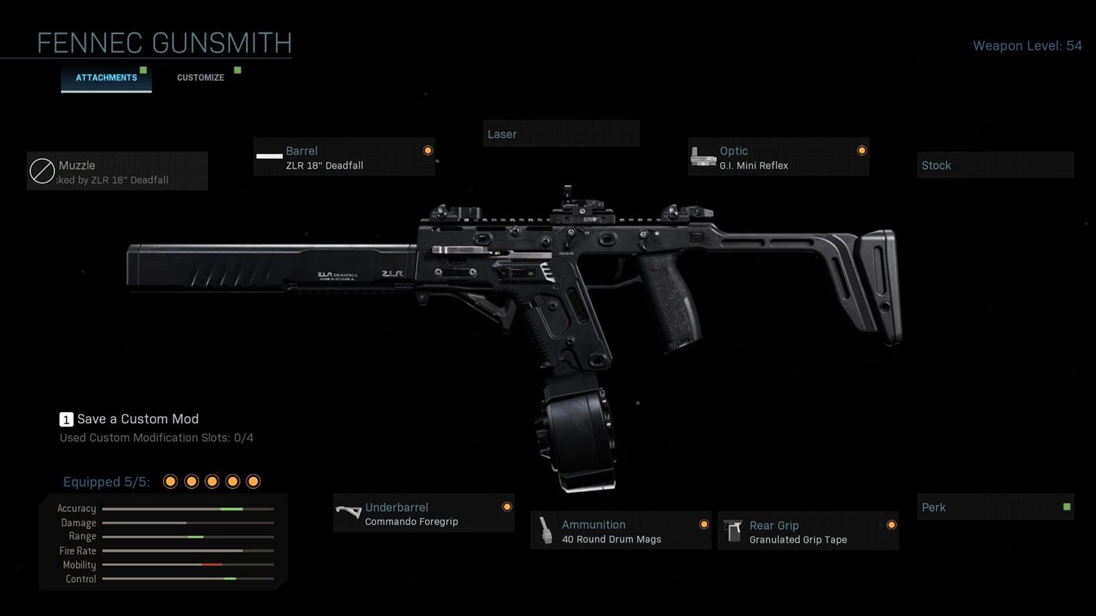 Fennec SMG in Warzone