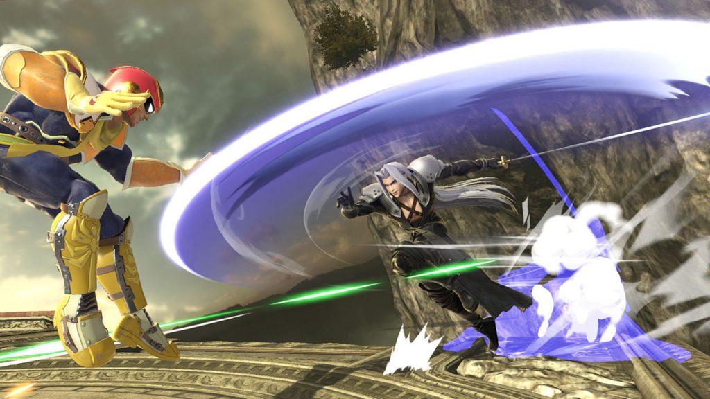 Sephiroth attacks Captain Falcon