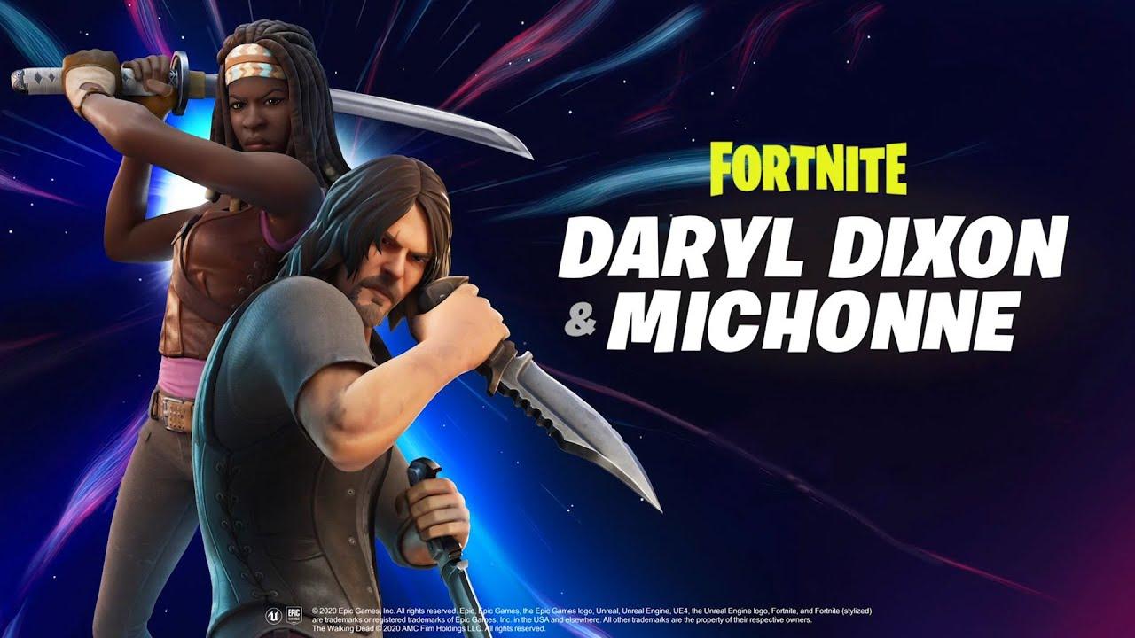 fortnite walking dead crossover reveal