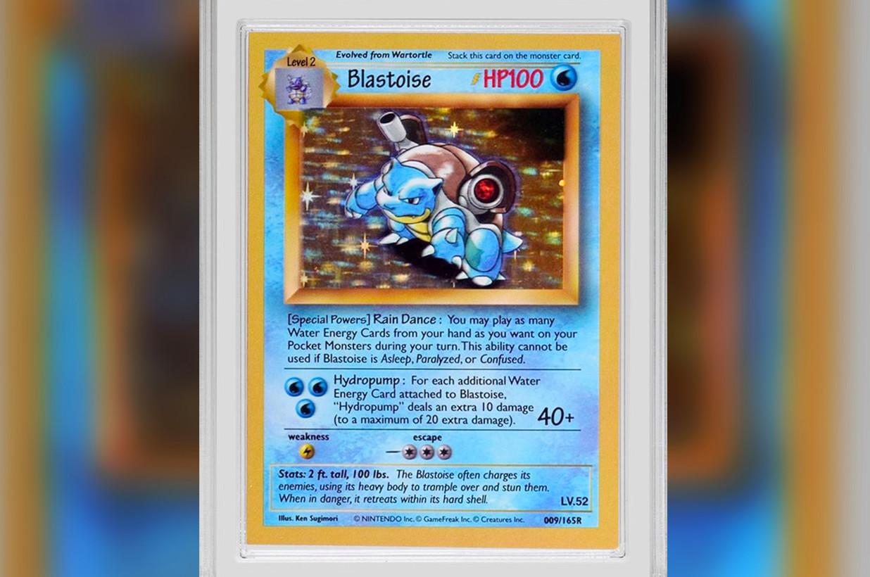 Blastoise pokemon card