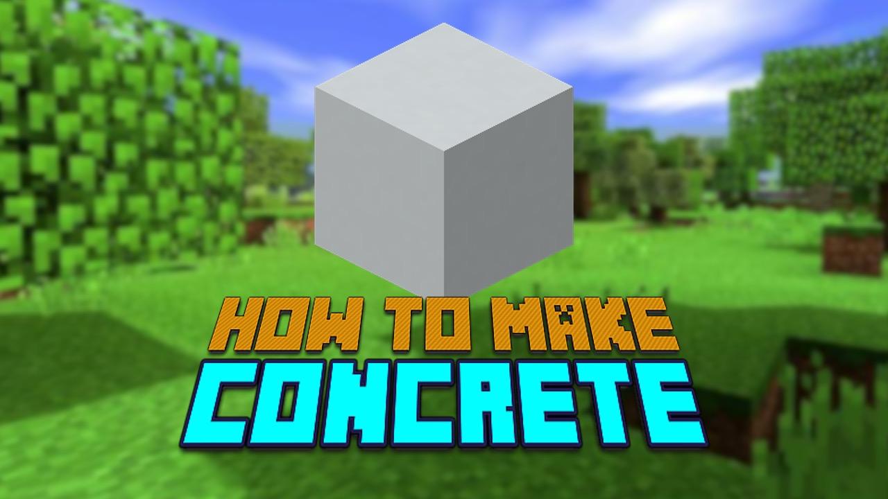 Minecraft concrete