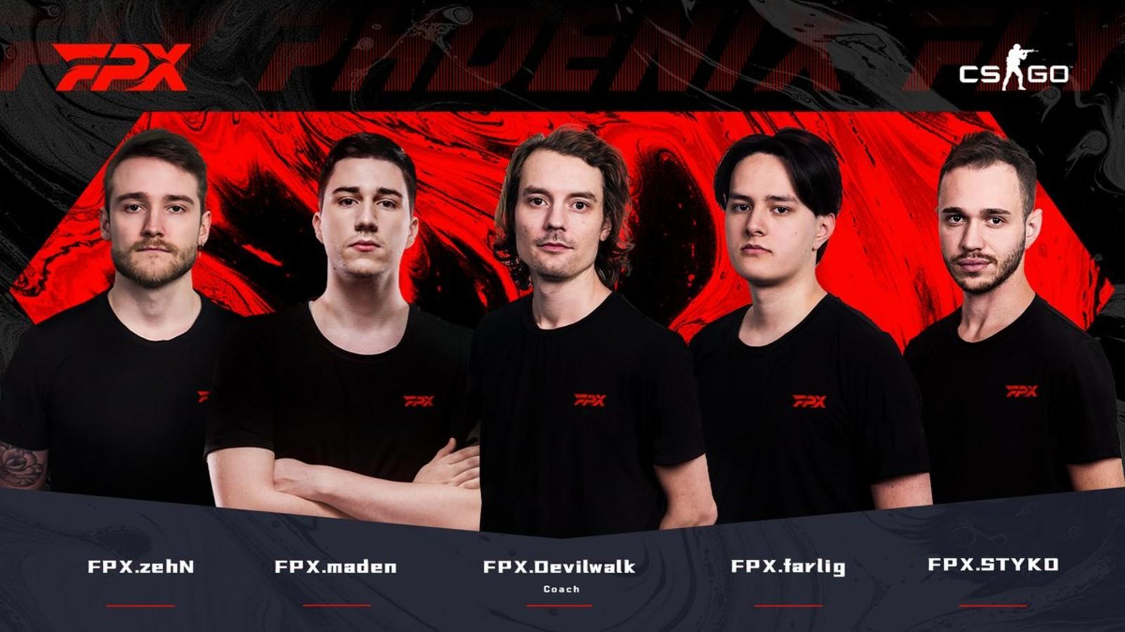 FPX sign ex-GODSENT CSGO Roster