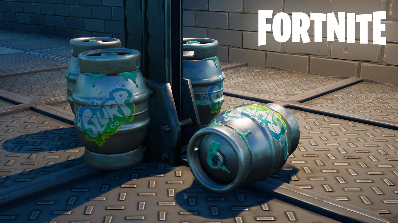 Fortnite Slurp Barrels locations