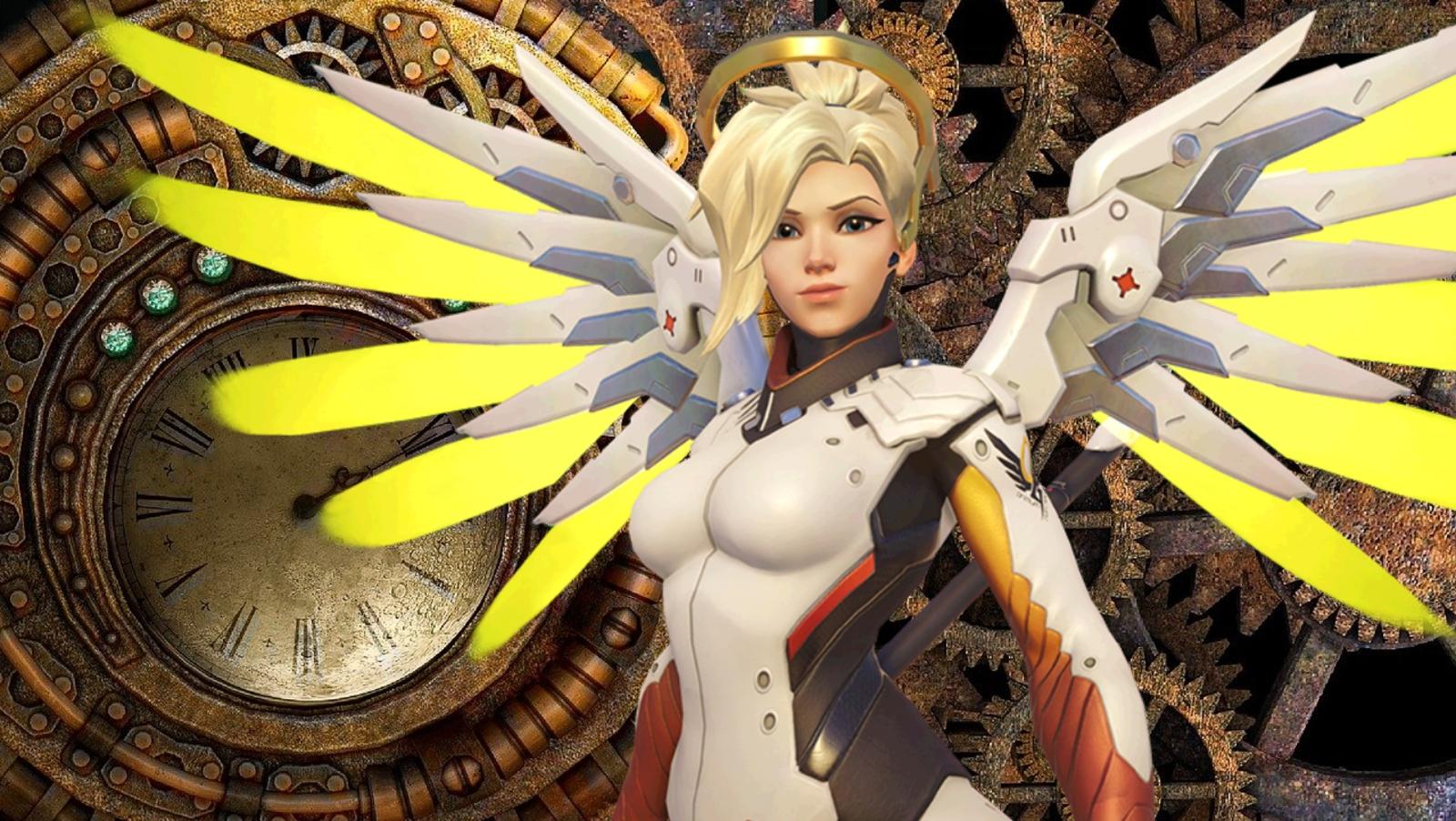 Steampunk Mercy Overwatch Concept Feature