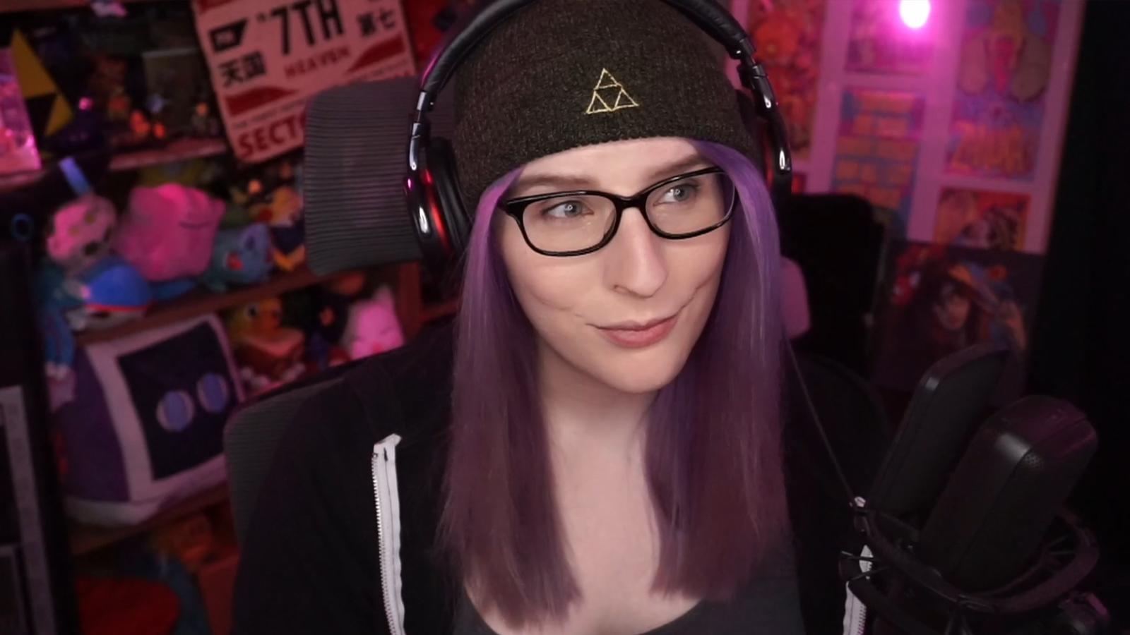 Trans streamer Miabyte on Twitch