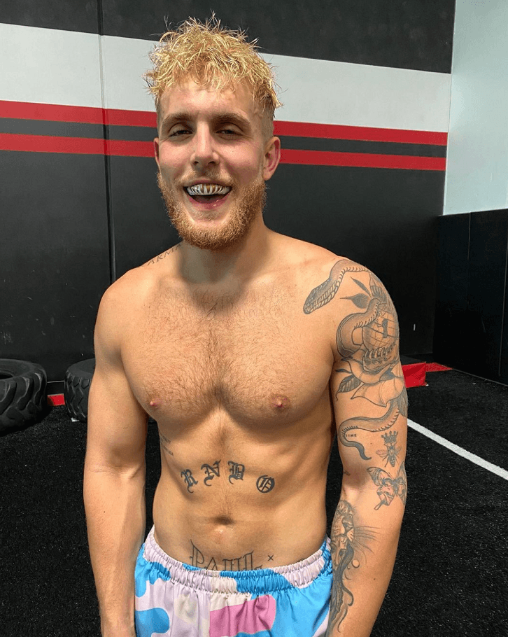 Jake Paul training