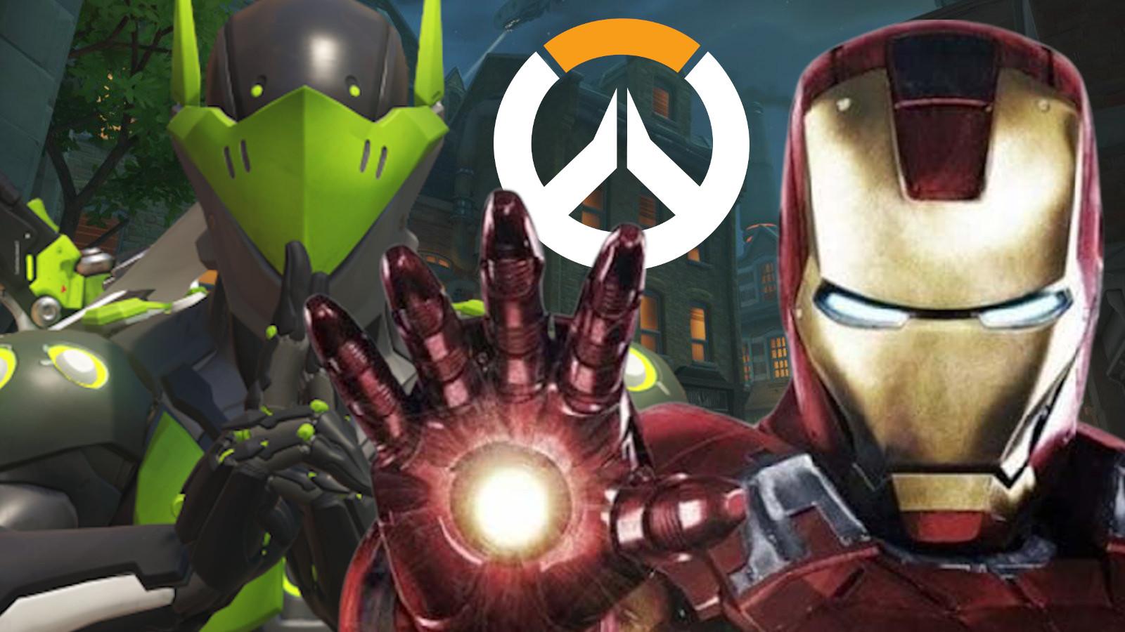 Genji Ironman in Overwatch's Kings Row map