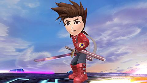 Lloyd mii fighter poses