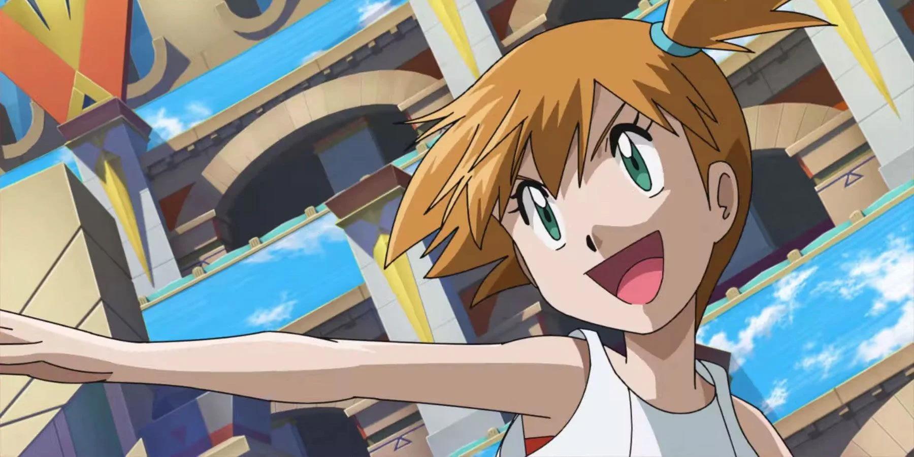 Screenshot of Misty from Pokemon anime.