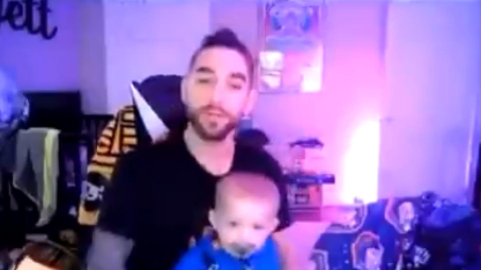 Twitch streamer yells at child