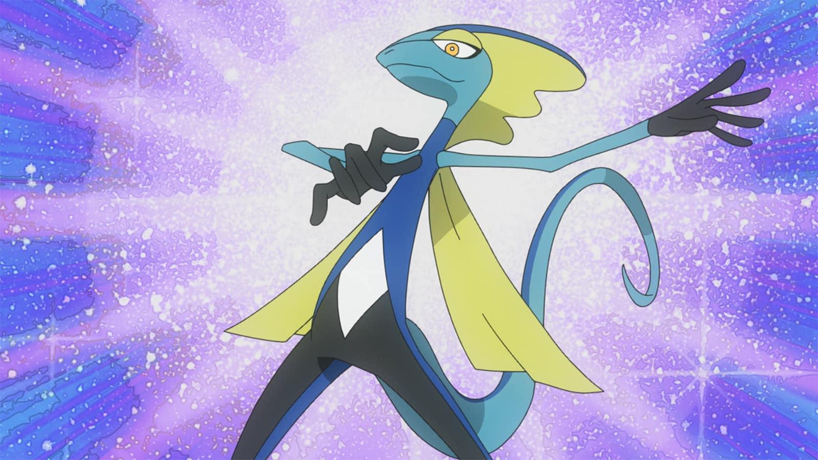 Inteleon in the Pokemon anime