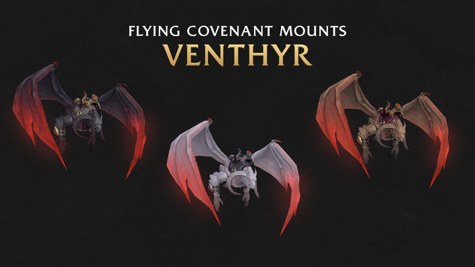 WoW Shadowlands Venthyr Stoneborn mount