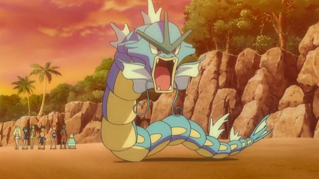 Gyarados in the Pokemon anime