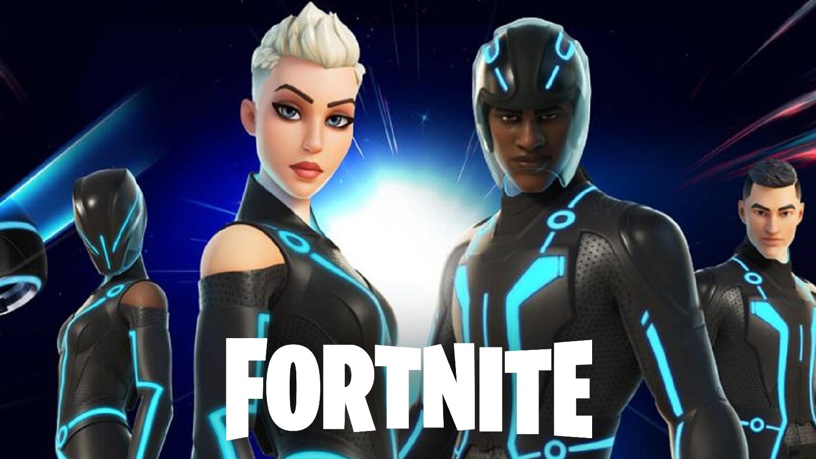 Fortnite marvel tron skin crossover