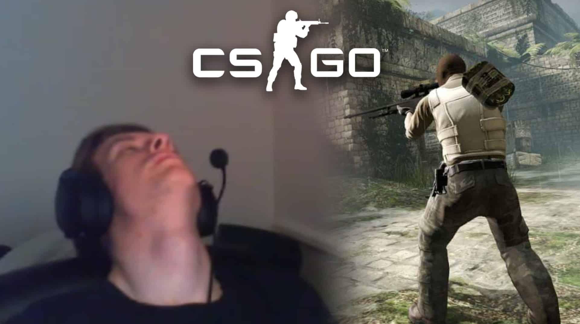 Twitch streamer drunk playing CSGO