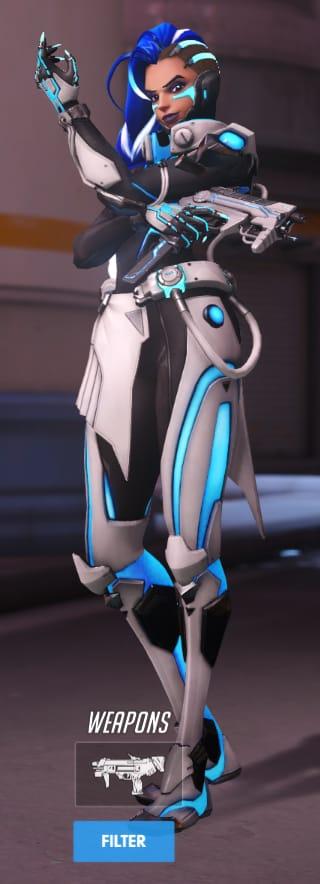 Sombra Cyberspace skin Overwatch