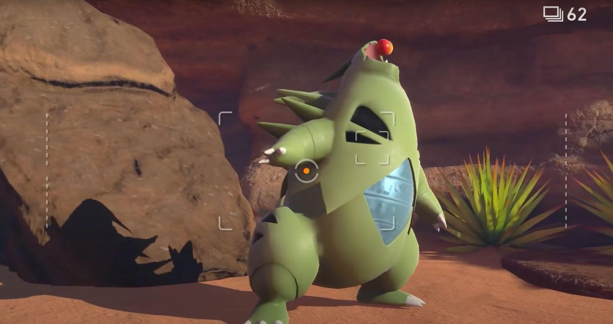 tyrannitar in new Pokemon Snap