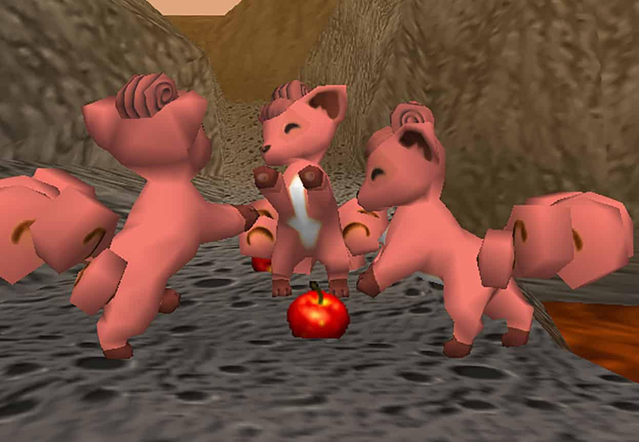 Vulpix in pokemon snap