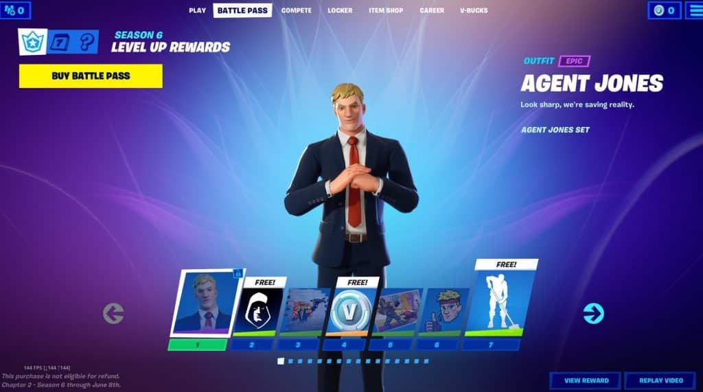 Fortnite Season 6 Battle Pass