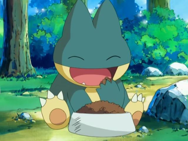 Munchlax eating