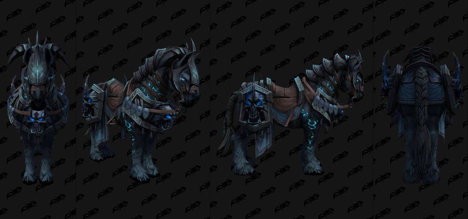 Anduin's horse Mawsworn mount WoW Shadowlands