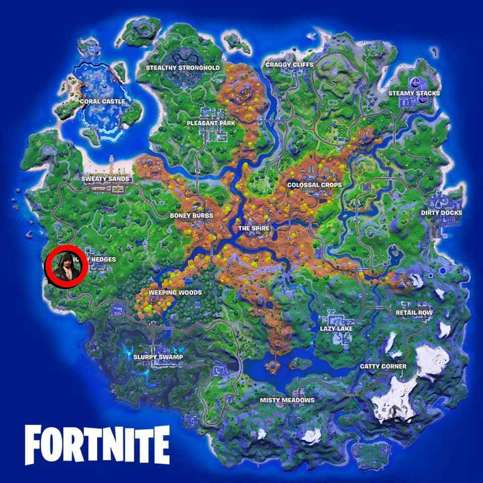 Fortnite Blackheart location