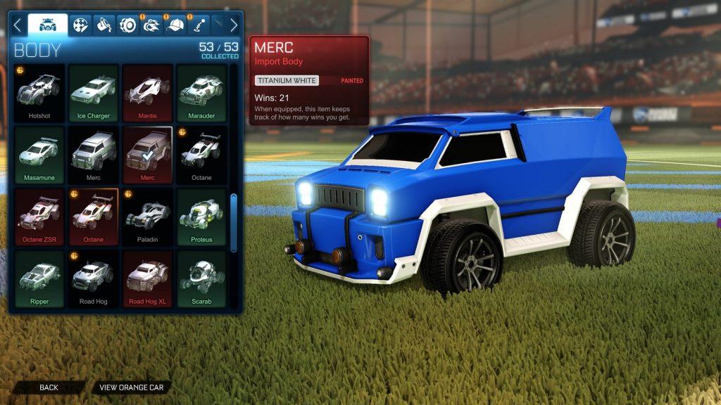 Rocket League Trade-In Feature