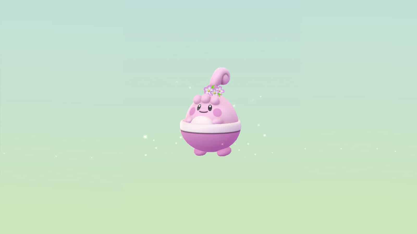 Screenshot of Shiny Happiny in Pokemon Go