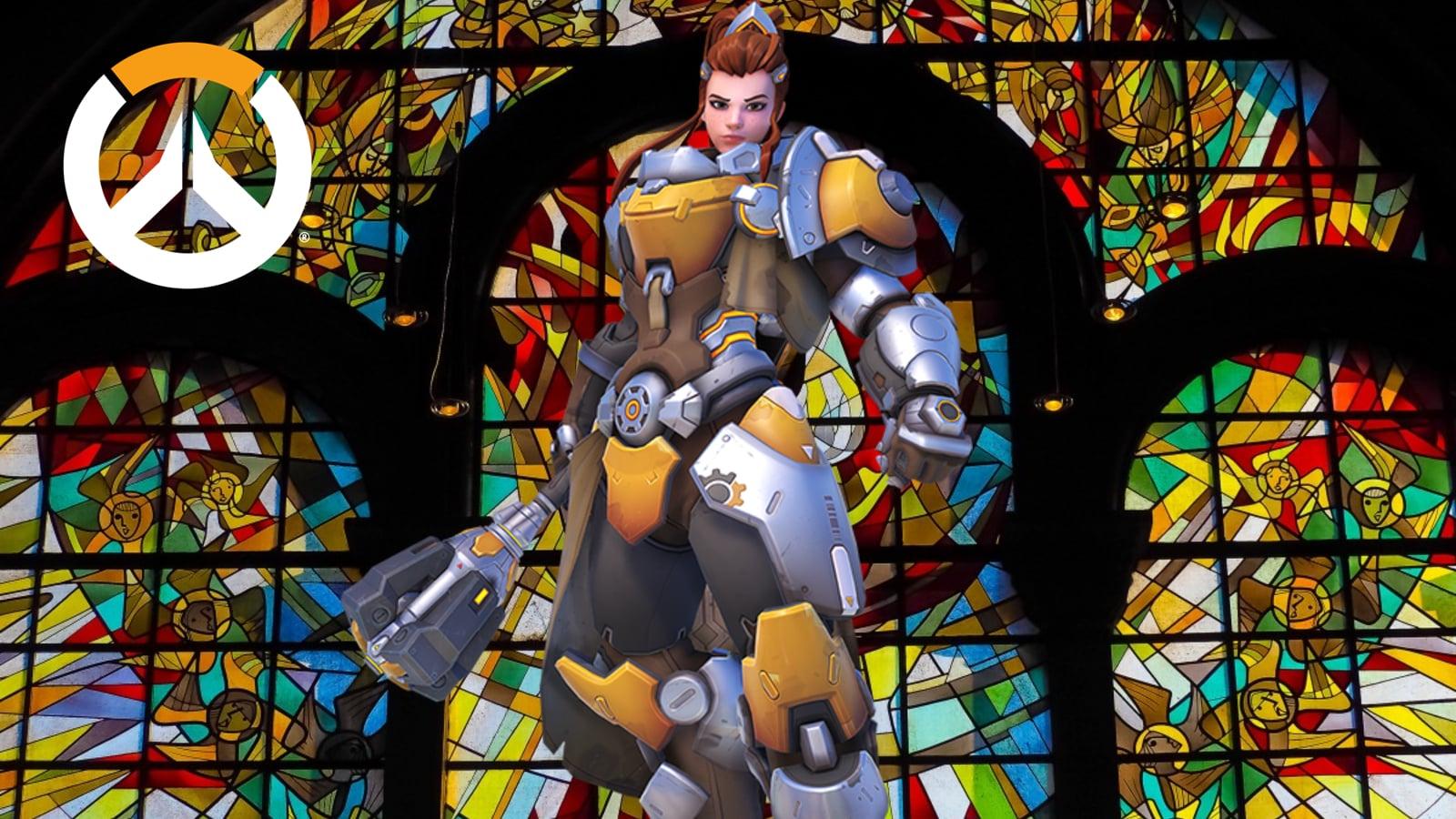 Overwatch Stained Glass Brigitte