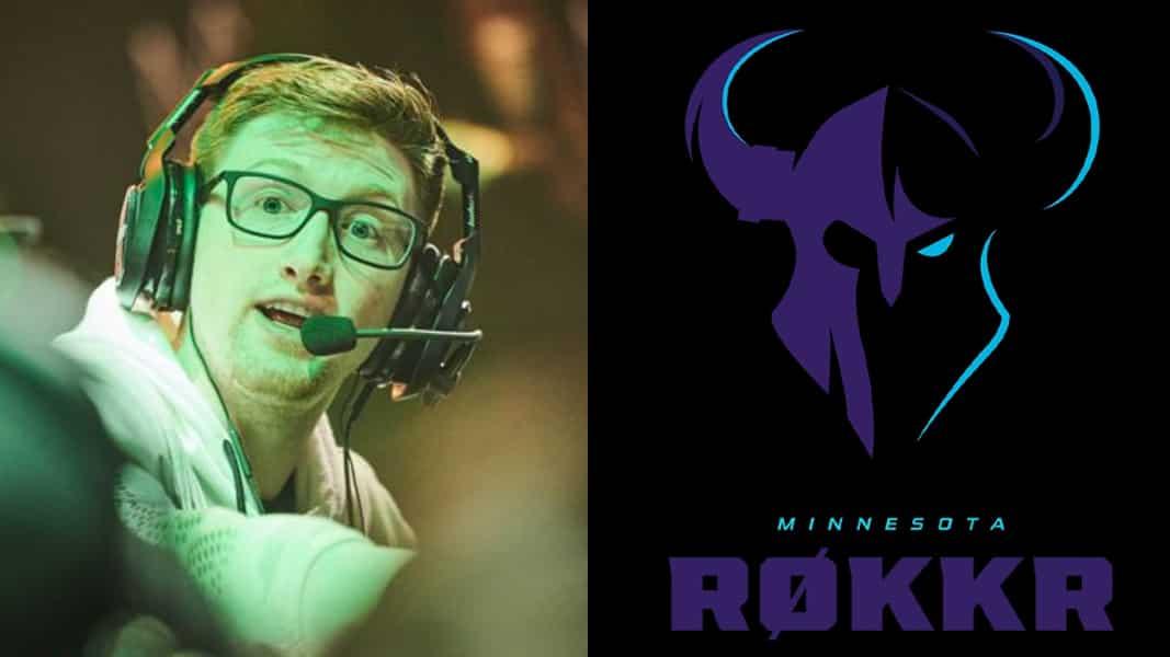 Scump next to ROKKR logo