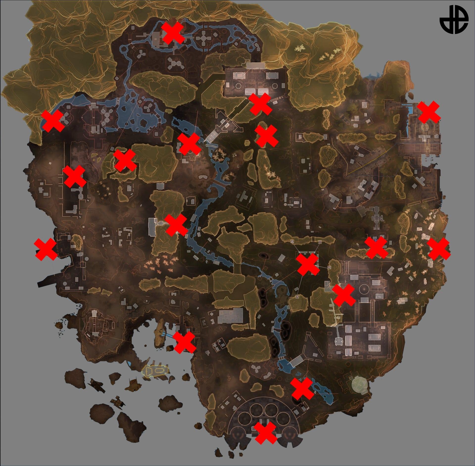 Gold Holospray locations