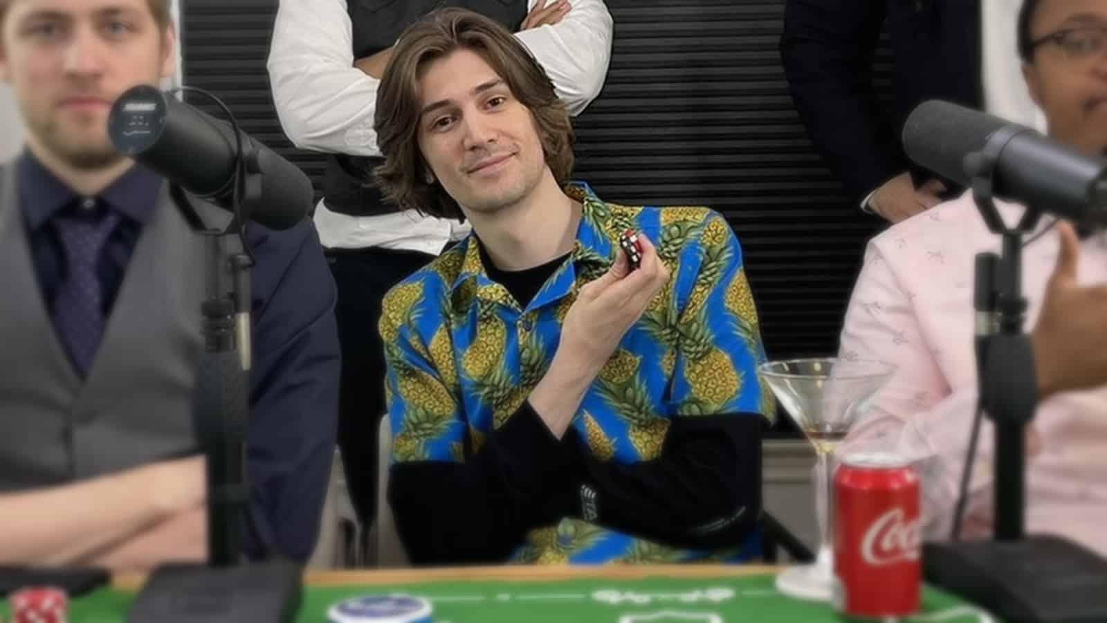 xQc playing Poker