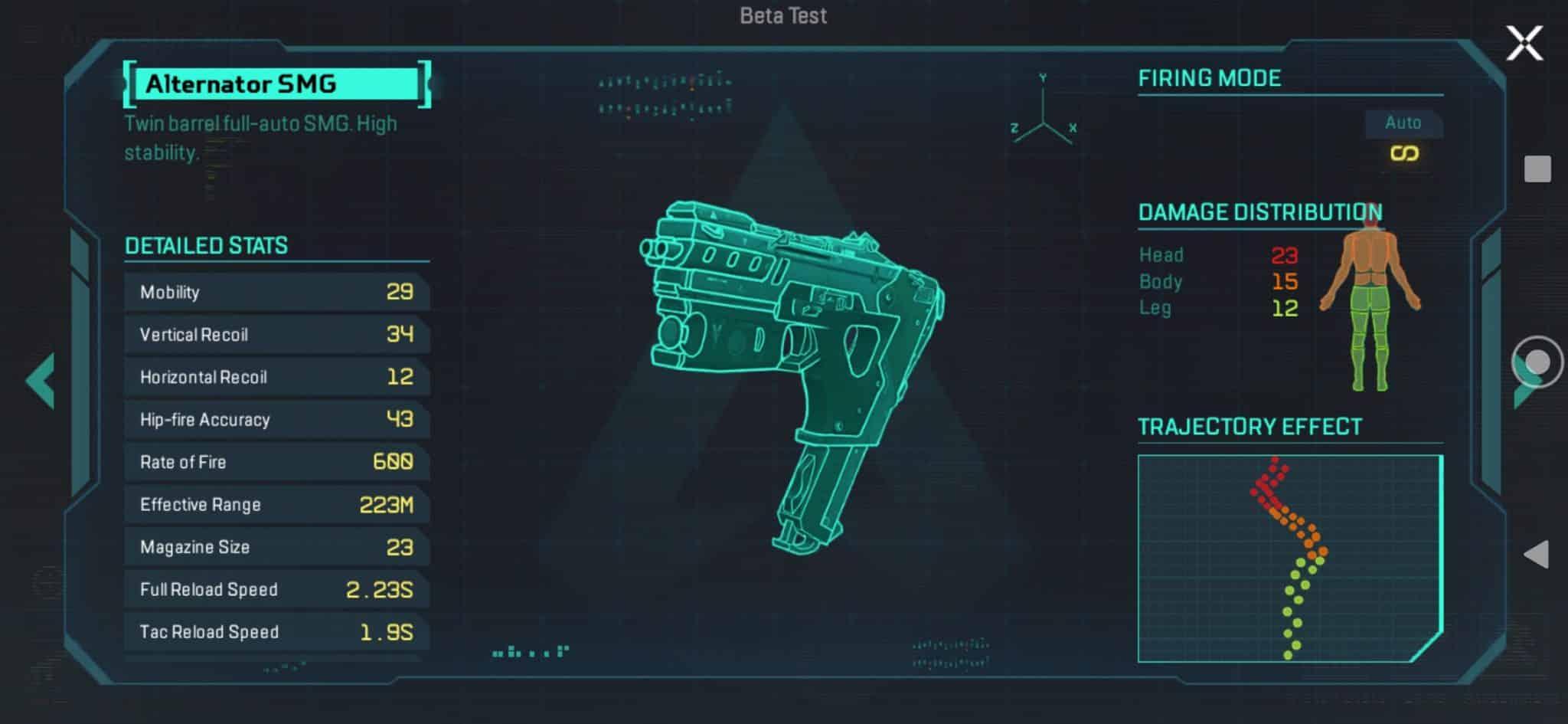 alternator stats in apex legends