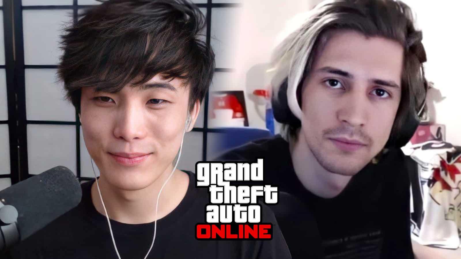 Sykkuno and xQc playing GTA RP