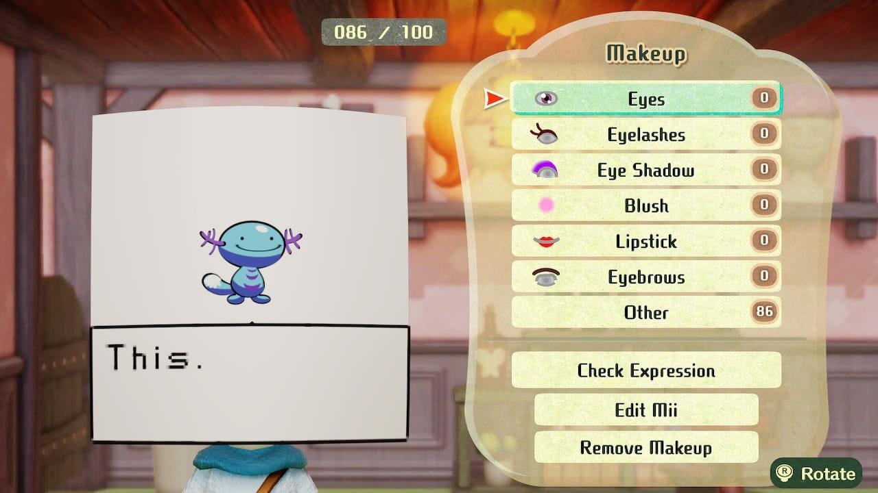 Wooper Mii Miitopia 