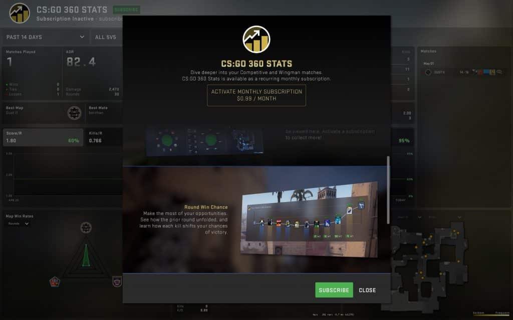 CSGO 360 Stats