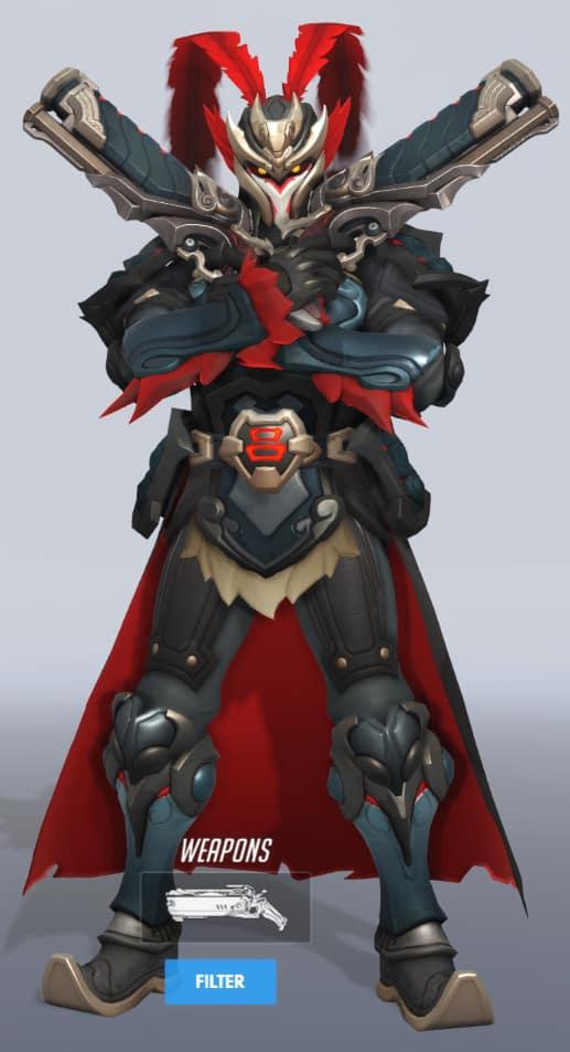 Overwatch Lu Bu Reaper skin