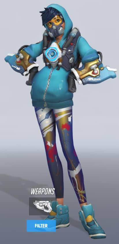 Ovewatch Tracer graffiti skin